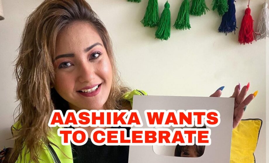 Aashika Bhatia in mood to celebrate