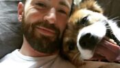 ADORABLE: Captain America fame Chris Evans shares a special selfie with his pet, fans go crazy