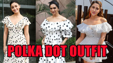 Alia Bhatt, Deepika Padukone, And Sara Ali Khan Look Drop-Dead Gorgeous In Polka Dot One-Piece Outfit