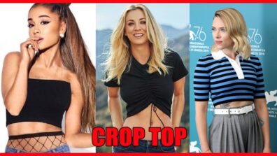 Ariana Grande, Kaley Cuoco, Scarlett Johansson Raise Hotness Quotient In Crop Tops: Check Now