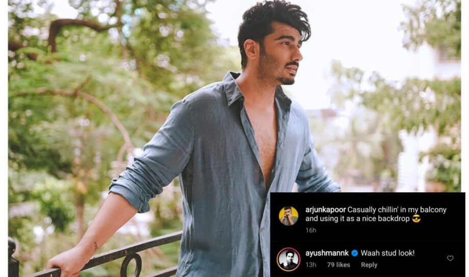 Arjun Kapoor’s ‘just chilling, Ayushmann Khurrana has something to say