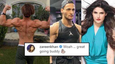 Asim Riaz flaunts his muscles, Zareen Khan comments ‘Woah … great going buddy’