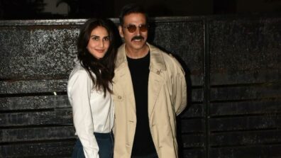 ‘Bellbottom’ duo Akshay Kumar and Vaani Kapoor stylishly arrive back in Mumbai!!