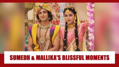 Blissful moments of Sumedh Mudgalkar And Mallika Singh From Radhakrishn