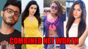 CarryMinati, Avneet Kaur, Aashika Bhatia, Jannat Zubair combined net worth