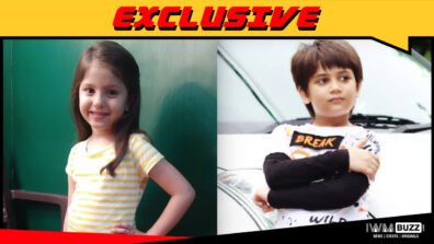 Child actors Aekam Binjwe and Hardika Sharma in Priyadarshan film Hungama 2