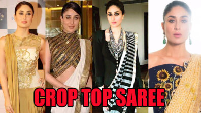 Crop Top With Saree; Kareena Kapoor In HOT Look