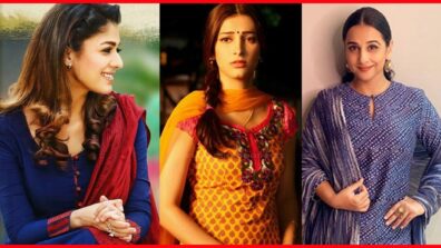 Desi In Salwar Kameez: Nayanthara, Shruti Hassan, And Vidya Balan Know Different Styles To Wear Salwar Kameez