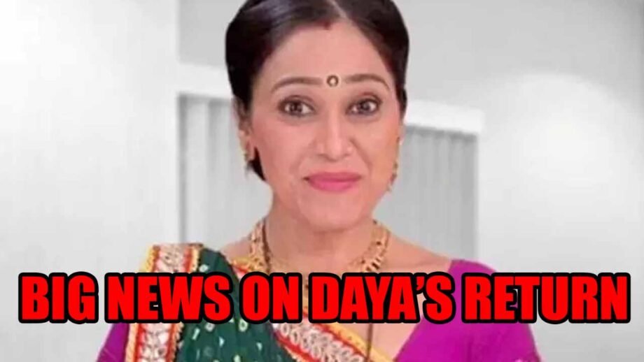 Disha Vakani aka Dayaben’s big news on return in Taarak Mehta Ka Ooltah Chashmah