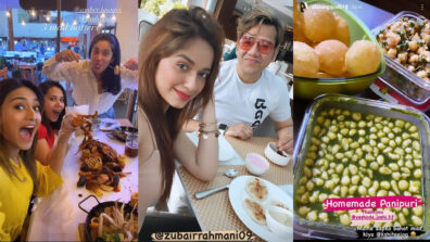 Erica Fernandes, Shivangi Joshi and Jannat Zubair’s fun eat out moment