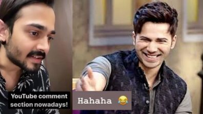 HILARIOUS: Why is Varun Dhawan laughing at Bhuvan Bam?