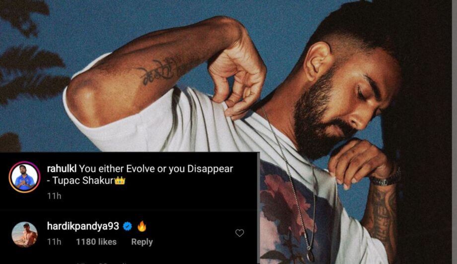 IPL 2020: Hardik Pandya's epic comment on KL Rahul's post