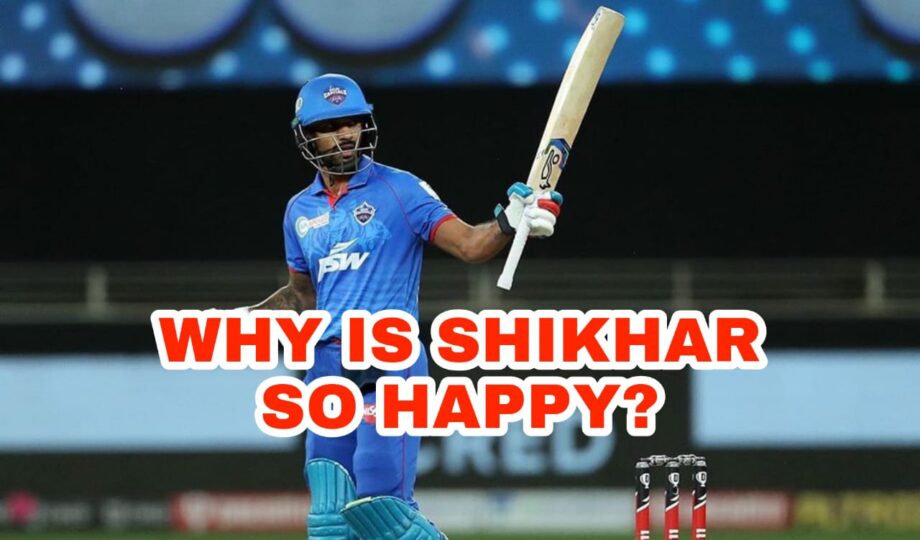 IPL 2020: Why is Shikhar Dhawan so happy after his last match against Rajasthan Royals?