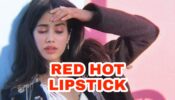 Janhvi Kapoor sizzles in latest picture wearing red lipstick
