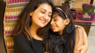 Juhi Parmar gets a special surprise from daughter Samairra prior to Hamariwali Good News’ Premiere