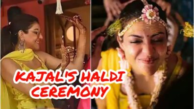 Kajal Aggarwal looks like a princess in haldi ceremony regal attire