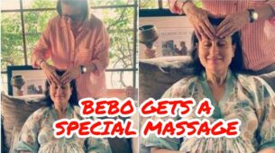 Kareena Kapoor gets a massage