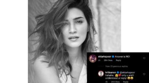 Kriti Sanon gets philosophical, Ekta Kapoor comments