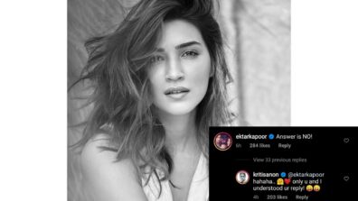 Kriti Sanon gets philosophical, Ekta Kapoor comments