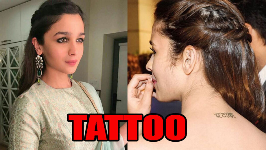 Learn The Meaning Behind Alia Bhatt's Tattoo