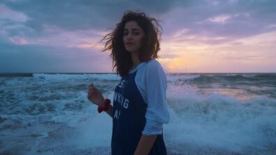 “Less attitude, more gratitude”, says Ananya Pandey as she shares picture by the sea