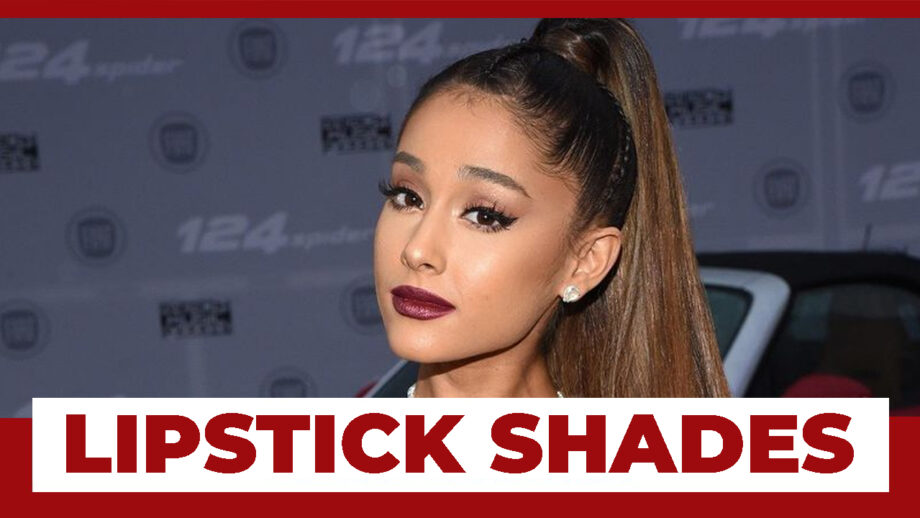 Love Ariana Grande's Makeup Look? Here's 5 Lipstick Shades Of Ari’s Collection!