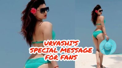 ‘Millioanire’ Urvashi Rautela’s special message for fans