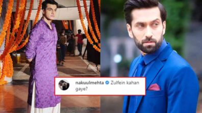 Mohsin Khan shares hot picture in traditional look, Nakuul Mehta comments ‘zulfein kahan gaye?’