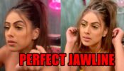 Naagin fame Nia Sharma flaunts her perfect jawline wearing red lipstick