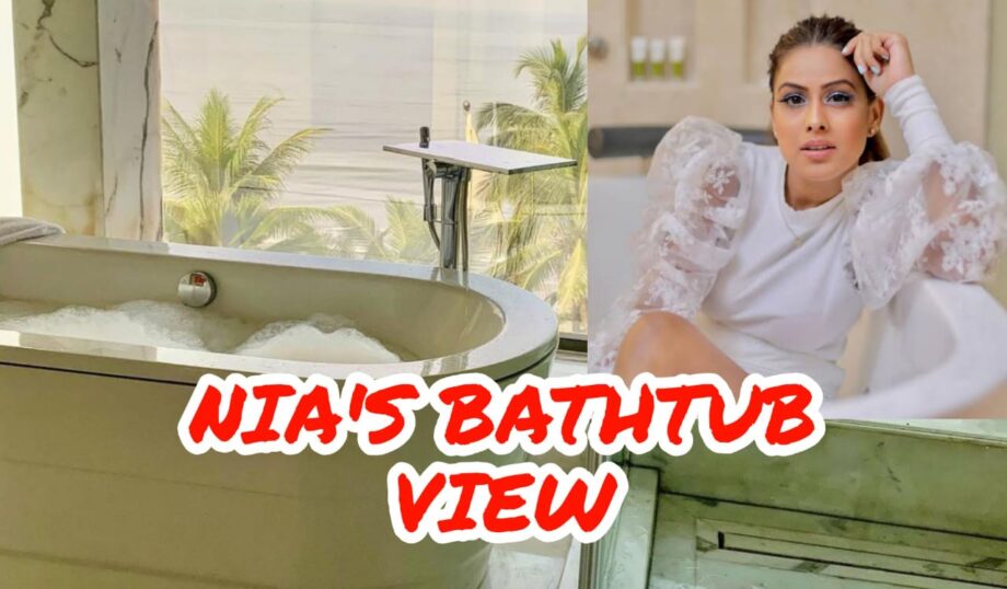 Naagin fame Nia Sharma's bathtub view