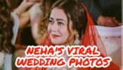 Neha Kakkar stuns in red bridal wear designed by Falguni Shane Peacock, photos go viral