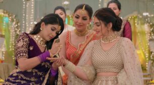 Nimrit Kaur Ahluwalia, Drishtii Garewal and Simran Sachdeva of Choti Sarrdaarni are giving us major styling goals