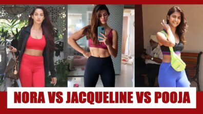 Nora Fatehi Vs Jacqueline Fernandez Vs Pooja Hegde: The hottest celebrity in yoga pants