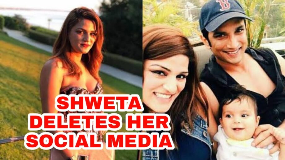 On Sushant Singh Rajput's 4 months death anniversary, sister Shweta Singh Kirti mysteriously deletes social media handles