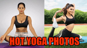 Poonam Pandey & Urvashi Rautela’s Viral Hot Yoga Photos!
