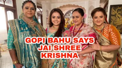 Saath Nibhana Saathiya 2: Devoleena Bhattacharjee aka Gopi Bahu wishes ‘Jai Shree Krishna’ to fans with family photo