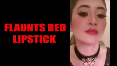 Shivangi Joshi turns into queen, flaunts red lipstick