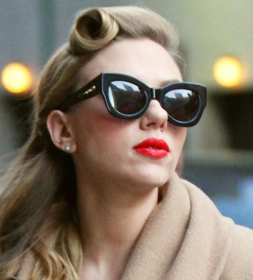 Sunglass Trends: Trendy Sunglass Looks From Scarlett Johansson, Angelina Jolie, and Jessica Alba - 1