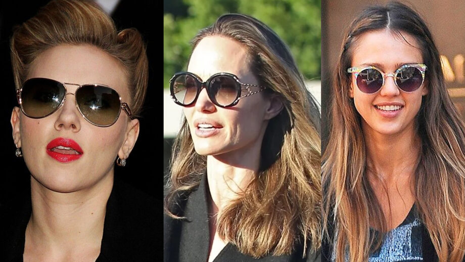 Sunglass Trends: Trendy Sunglass Looks From Scarlett Johansson, Angelina Jolie, and Jessica Alba