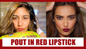 Surbhi Chandna Vs Surbhi Jyoti: The Ultimate Queen Of Pout In Red Lipstick