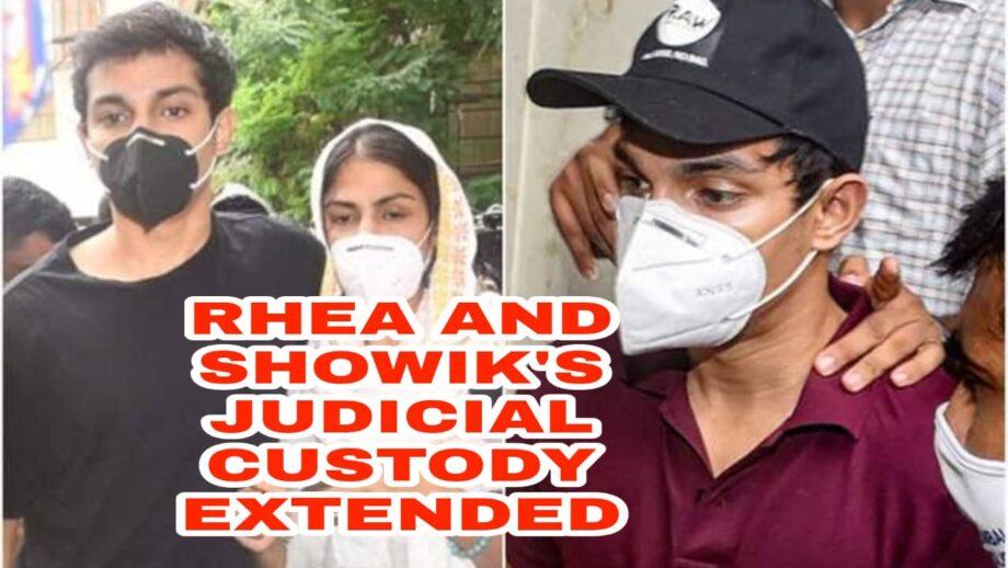 Sushant Singh Rajput Death Latest Update: Rhea Chakraborty and Showik Chakraborty's judicial custody extended till October 20 1