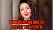 Taarak Mehta Ka Ooltah Chashmah’s Babita aka Munmun Dutta stuns in latest picture wearing red lipstick