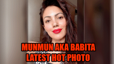 Taarak Mehta Ka Ooltah Chashmah’s Babita aka Munmun Dutta stuns in latest picture wearing red lipstick