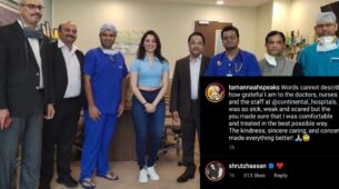 Tamannaah Bhatia has a special thanksgiving for her doctors after Covid-19 recovery, Shruti Haasan comments
