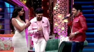 Kapil Sharma teases Guru Randhawa saying he is a fisherman who is after Nora Fatehi, calling her a ‘jalpari’