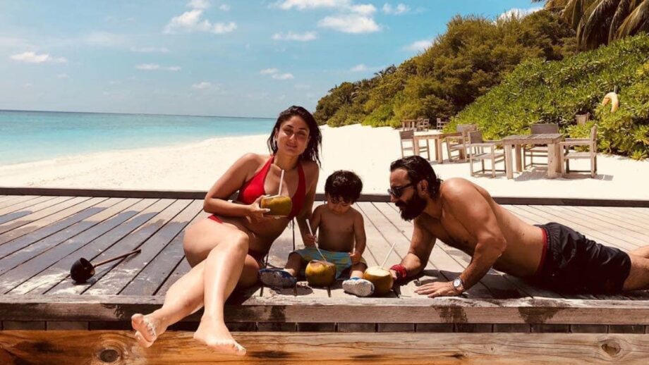 These Private And Unseen Holiday Photos Of Saif Ali Khan, Taimur Ali Khan And Kareena Kapoor - 1