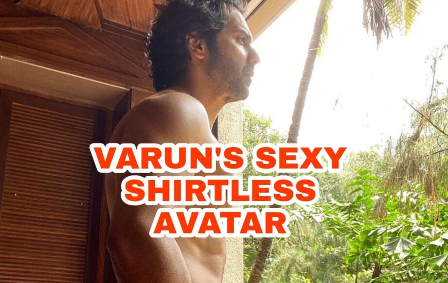 Varun Dhawan shares bold and shirtless picture: fans go bananas