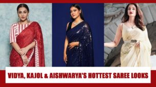 Vidya Balan, Kajol, Aishwarya Rai’s HOTTEST saree looks that are ideal for Navratri fashion