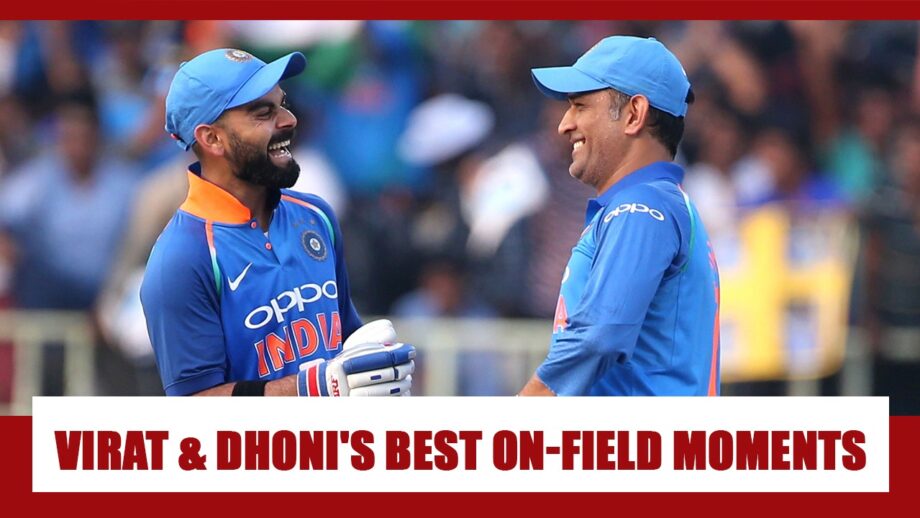 Virat Kohli and MS Dhoni's BEST infield moments that you can't miss 3