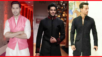 Want the ideal Diwali ethnic look this season? Take inspiration from Varun Dhawan, Sidharth Malhotra and Tiger Shroff